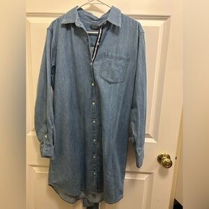 Vineyard Vines Light Blue Chambray Dress